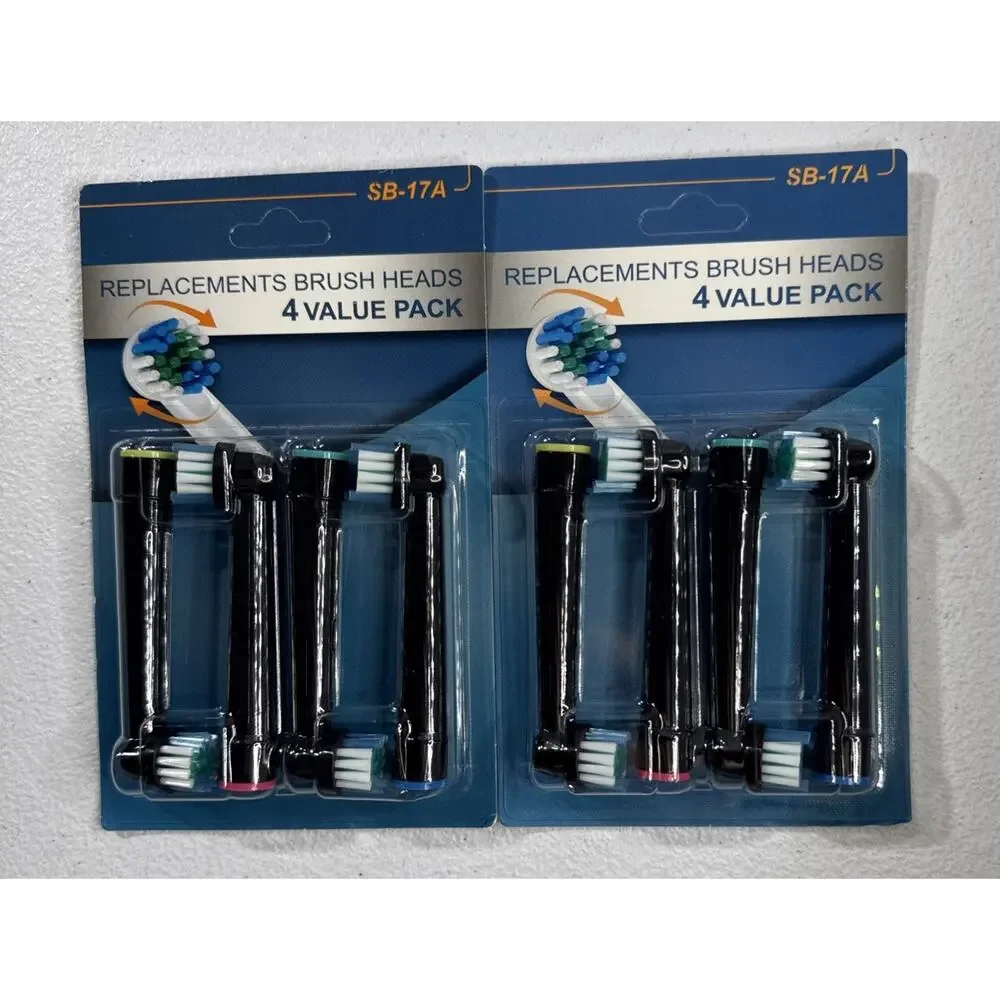Replacement Brush Heads,Electric Toothbrush Heads,(8ct)Soft Bristles OralB Braun